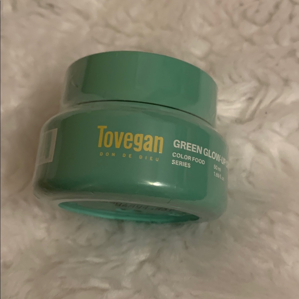 TOVEGAN ladies SEALED green glow up cream, 1.69 ounces NIB - Picture 9 of 9